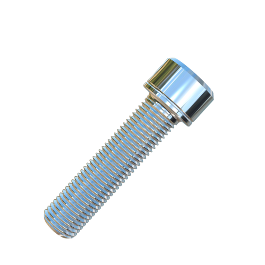 Titanium 3/8-24 X 1-1/2 UNF Socket Head Allied Titanium Machine Screw with 3A Threads